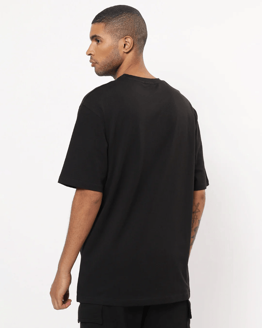 Black Heavyweight Oversized Male T-Shirt