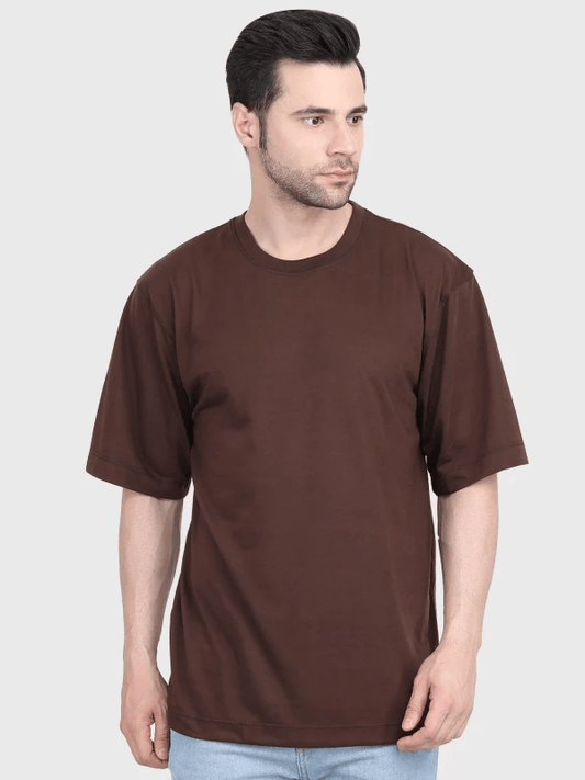 Brown Heavyweight Oversized Male T-Shirt